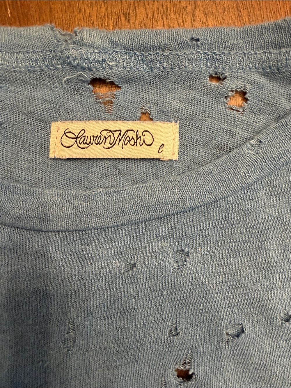 Lauren moshi Light Blue Graphic Cookie Monster Tee - Picture 2 of 3